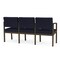 Lesro Lenox 3 Seat Tandem Seating W/ No Center Arms, 64.5 in W 24.5 in L 32 in H LS3101 - alternate 3